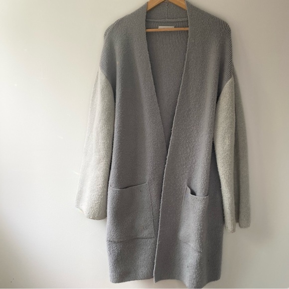 Oak and Fort Color Block Long Cardigan - Picture 2 of 5
